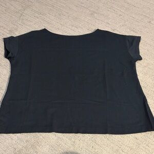 J. Jill Black Short Sleeve Tee